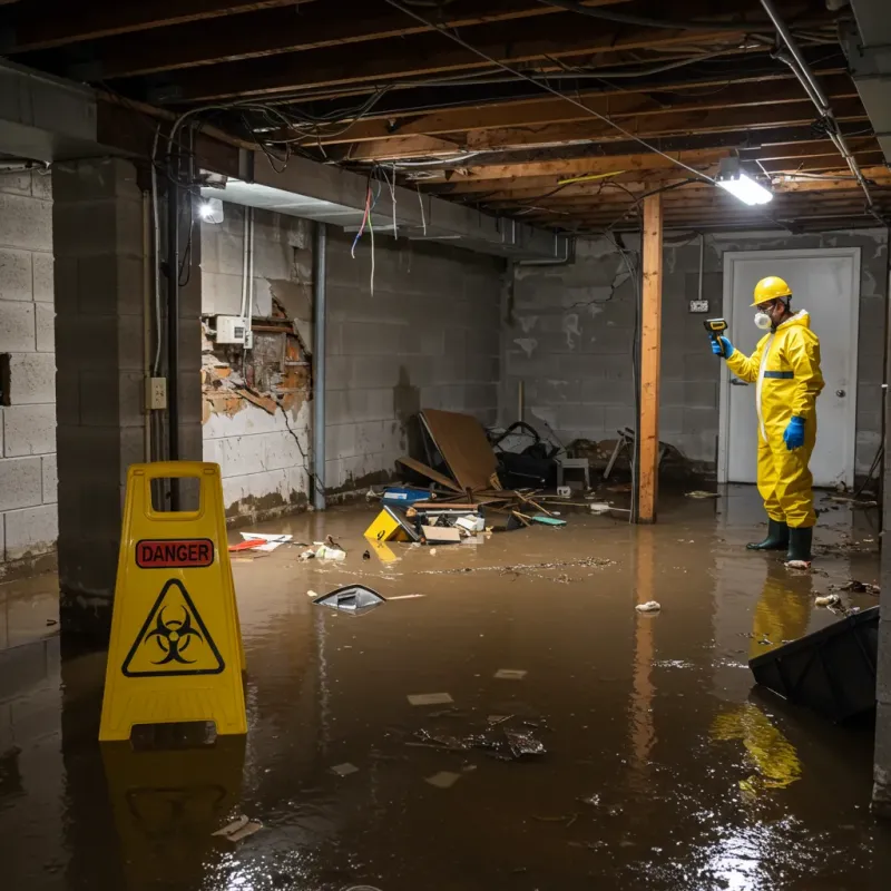 Flooded Basement Electrical Hazard in Haleiwa, HI Property